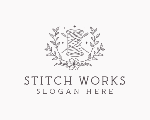 Floral Sewing Thread logo