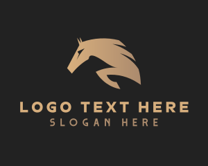 Horse Equestrian Stallion logo