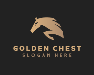 Horse Equestrian Stallion logo design