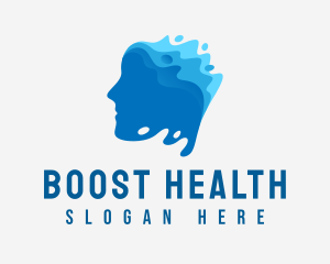 Human Water Mental Health logo design