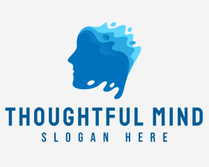 Human Water Mental Health logo design