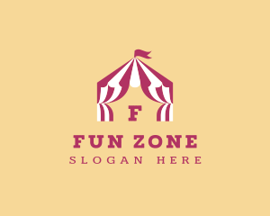 Circus Carnival Tent Fair logo design