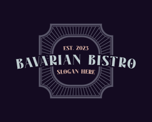 Bistro Style Badge logo design