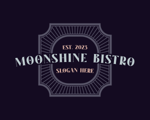 Bistro Style Badge logo design