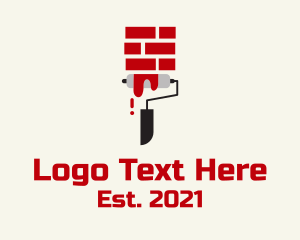 Brick Paint Roller  logo