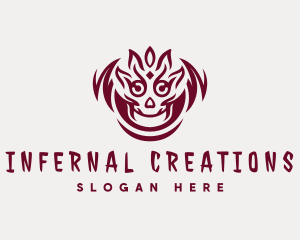 Demon Skull Apparel  logo design
