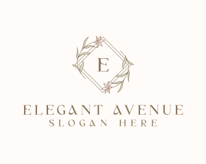 Floral Event Elegant logo design
