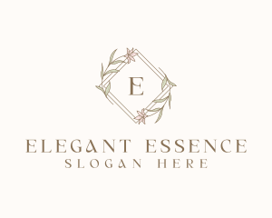 Floral Event Elegant logo design