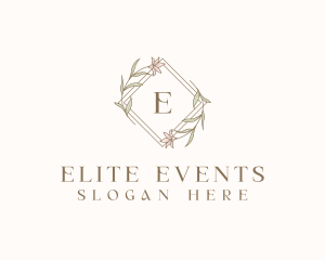 Floral Event Elegant logo