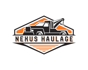 Vehicle Truck Towing logo design