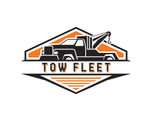 Vehicle Truck Towing logo design