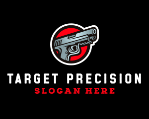 Police Pistol Gun logo