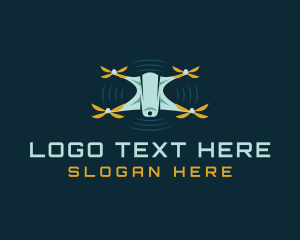 Flying Drone Quadcopter logo