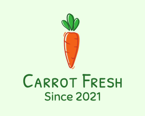 Carrot Vegetable Produce logo design