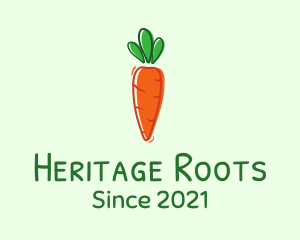 Carrot Vegetable Produce logo design