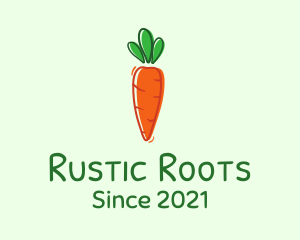 Carrot Vegetable Produce logo design