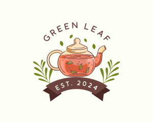 Teapot Herbal Drink logo design