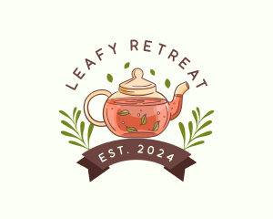 Teapot Herbal Drink logo design