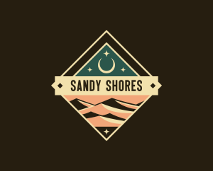 Travel Desert Dune logo design