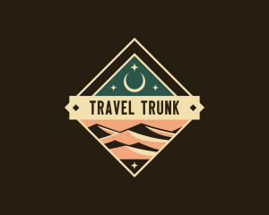 Travel Desert Dune logo design