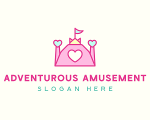 Princess Castle Play Tent logo design