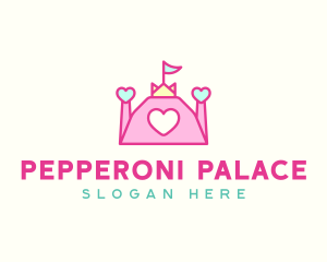 Princess Castle Play Tent logo design