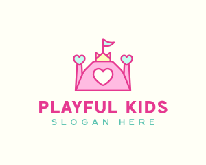 Princess Castle Play Tent logo design