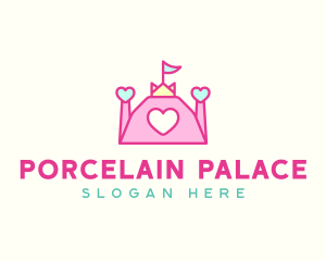 Princess Castle Play Tent logo design