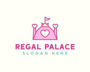 Princess Castle Play Tent logo design