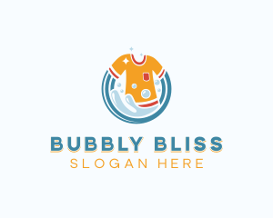 Laundry Clean Wash logo design