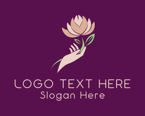 Beauty Lotus Hand logo