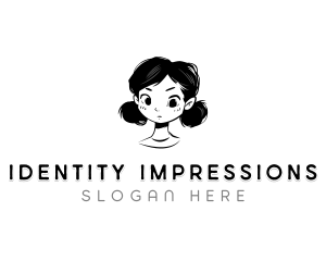 Female Cosplay Character logo