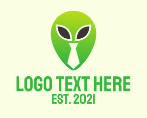 Green Alien Tie  logo