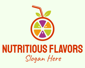 Tropical Juice Drink Flavor logo