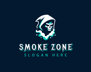 Grim Reaper Vape Smoke logo design