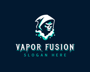 Grim Reaper Vape Smoke logo design