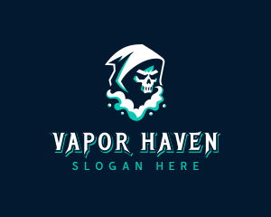 Grim Reaper Vape Smoke logo design