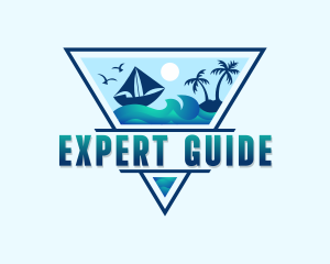 Ocean Boat Travel logo design