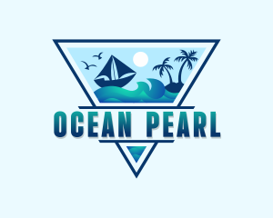 Ocean Boat Travel logo design