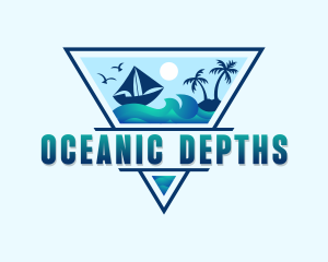 Ocean Boat Travel logo design