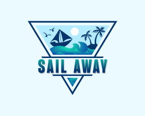 Ocean Boat Travel logo design