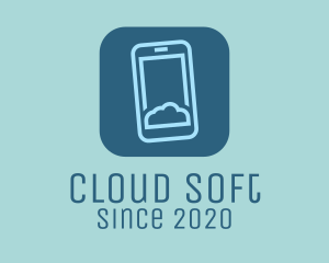 Phone Cloud Storage logo design