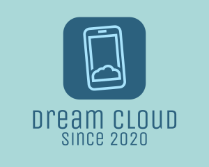 Phone Cloud Storage logo design