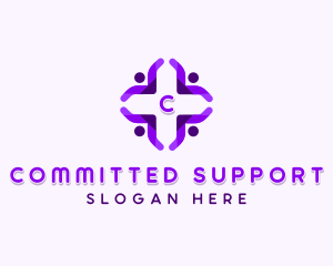 Unity Support Foundation logo design