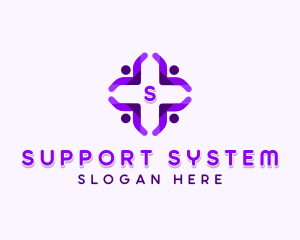 Unity Support Foundation logo design