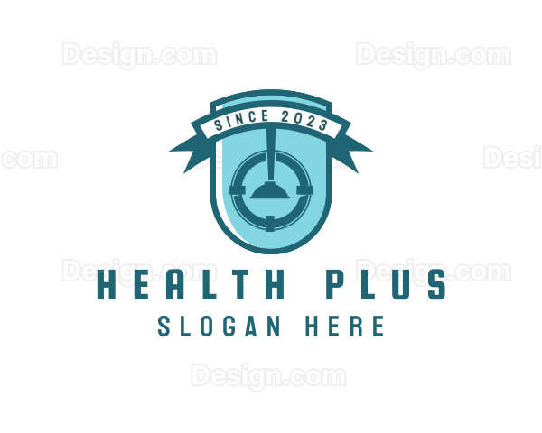 Plumbing Service Plunger Logo