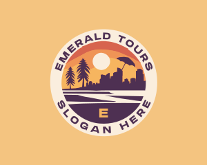 City Travel Agency Tour logo design