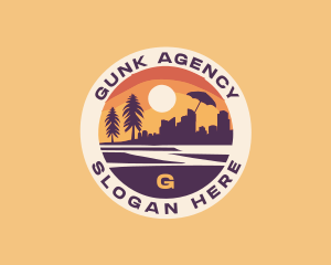 City Travel Agency Tour logo design