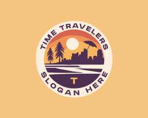 City Travel Agency Tour logo design