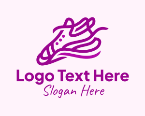 Minimalist Purple Sneakers  logo